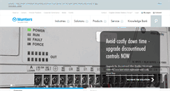 Desktop Screenshot of munters.com